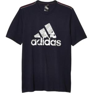 adidas Men’s Basic Badge Of Sport T-Shirt(Legend Ink/Medium Grey Heather/Solid Grey)