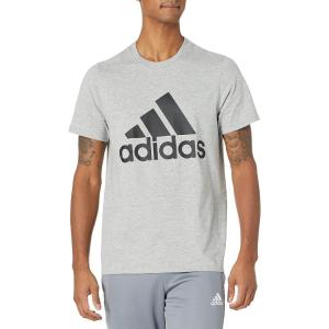 adidas Men’s Basic Badge Of Sport T-Shirt(Medium Grey Heather)