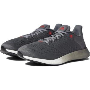 adidas Men’s Pureboost 21 Trail Running Shoe, 36 EU(Grey/Grey/Vivid Red 1)