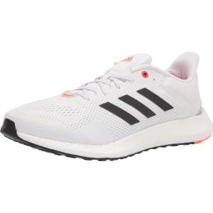 adidas Men’s Pureboost 21 Trail Running Shoe, 36 EU(White/Black/Solar Red)