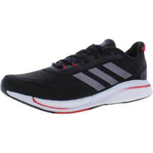 adidas Mens Supernova +Running Shoe(Core Black/Night Metallic/Screaming Orange/Dark Black)