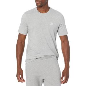 adidas Originals Mens Loungewear Adicolor Essentials Trefoil Tee(Medium Grey Heather)