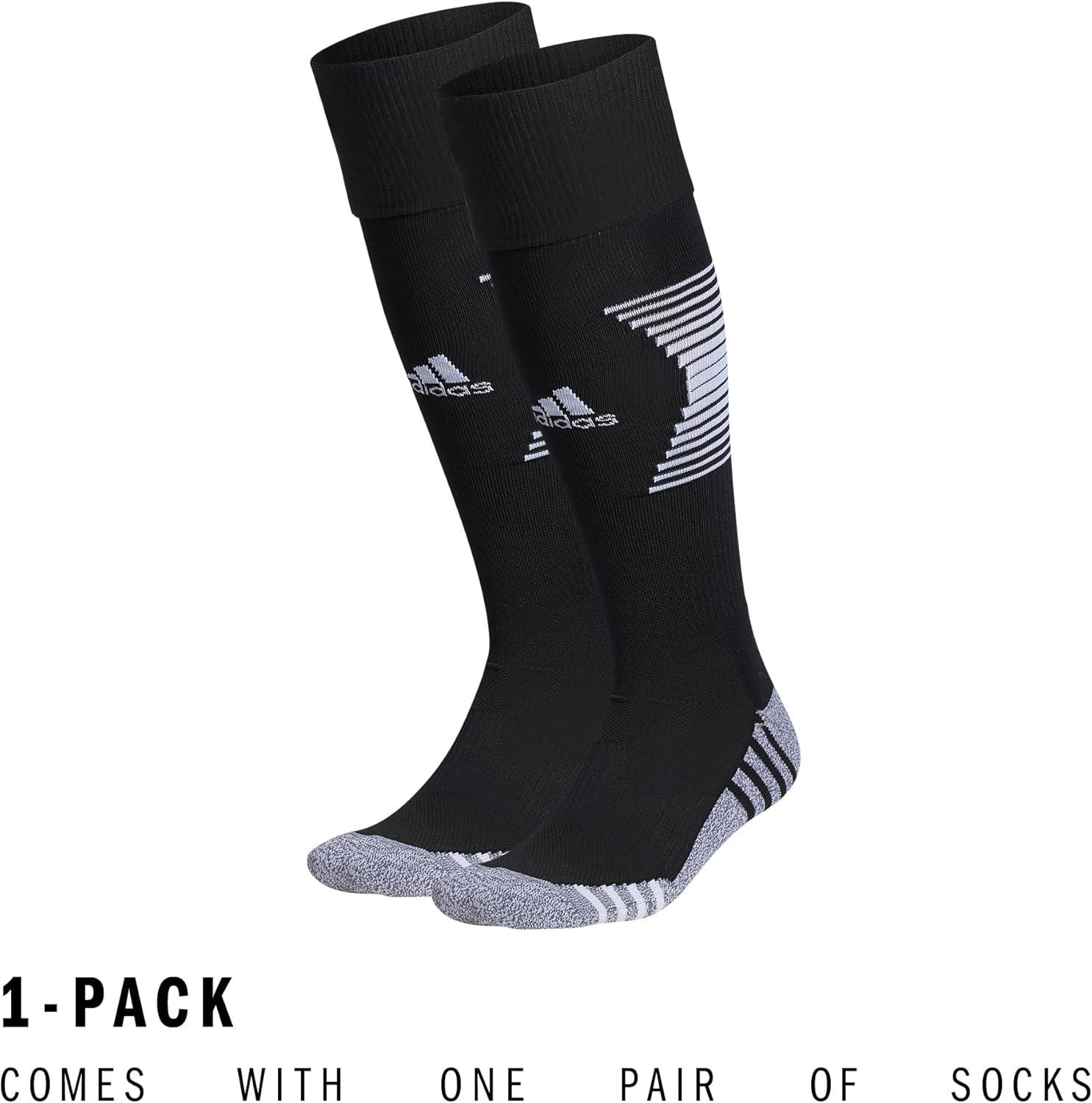 imageadidas Team Speed 3 Soccer Socks 1 PairBlackWhite1