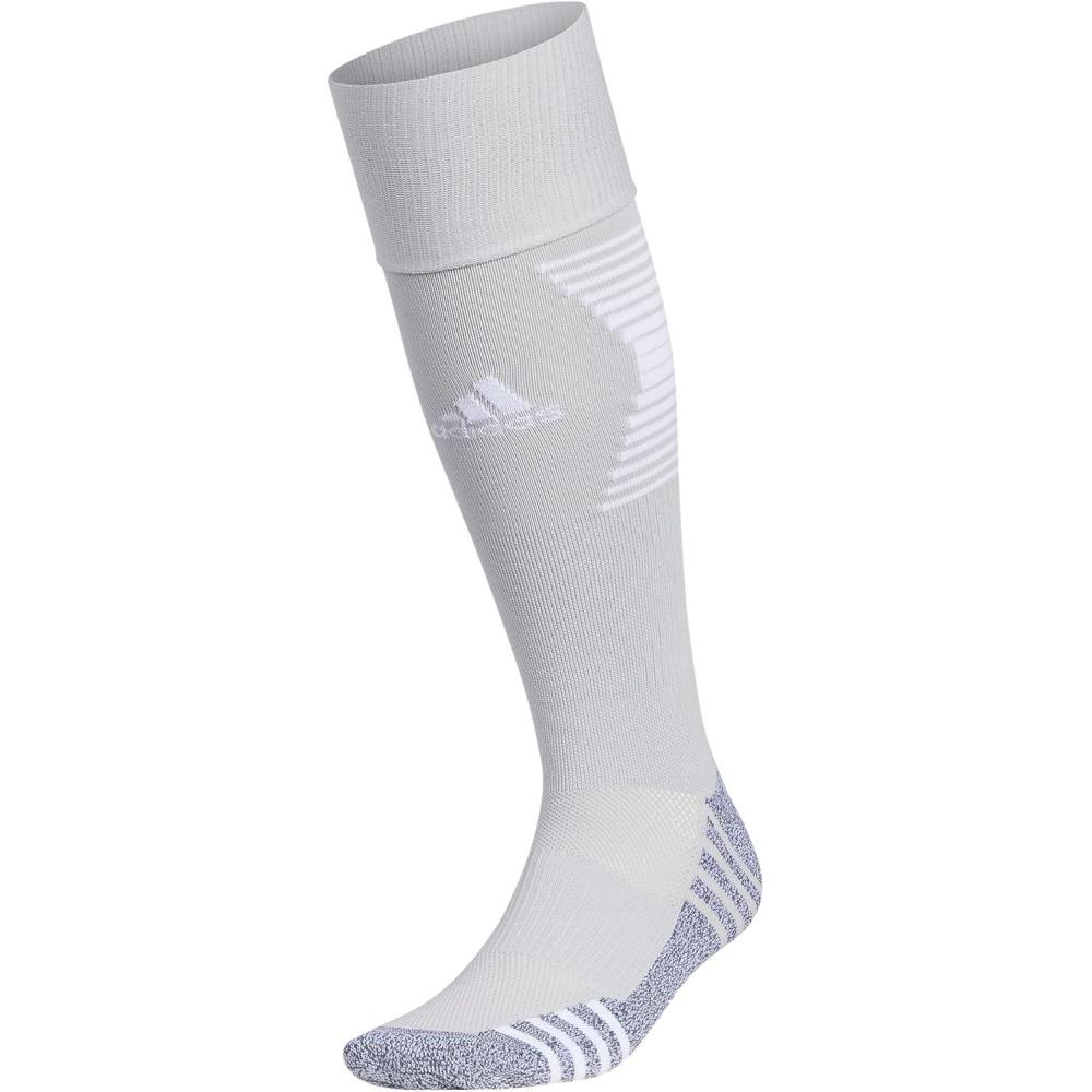 imageadidas Team Speed 3 Soccer Socks 1 PairTeam Light GreyWhite1