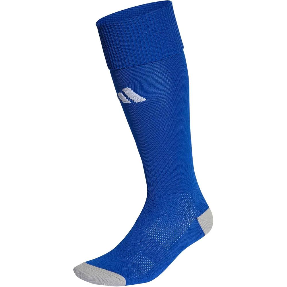 imageadidas Unisex Utility All Sport Compression Socks Sports Socks for Men Women Youth Boys and Girls NCAA Compliant 1PackRoyal Blue White