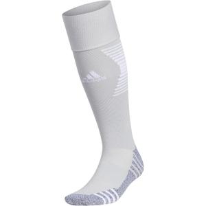 adidas Team Speed 3 Soccer Socks (1 Pair)(Team Light Grey/White1)