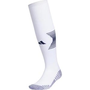 adidas Team Speed 3 Soccer Socks (1 Pair)(White/Team Navy Blue/2)