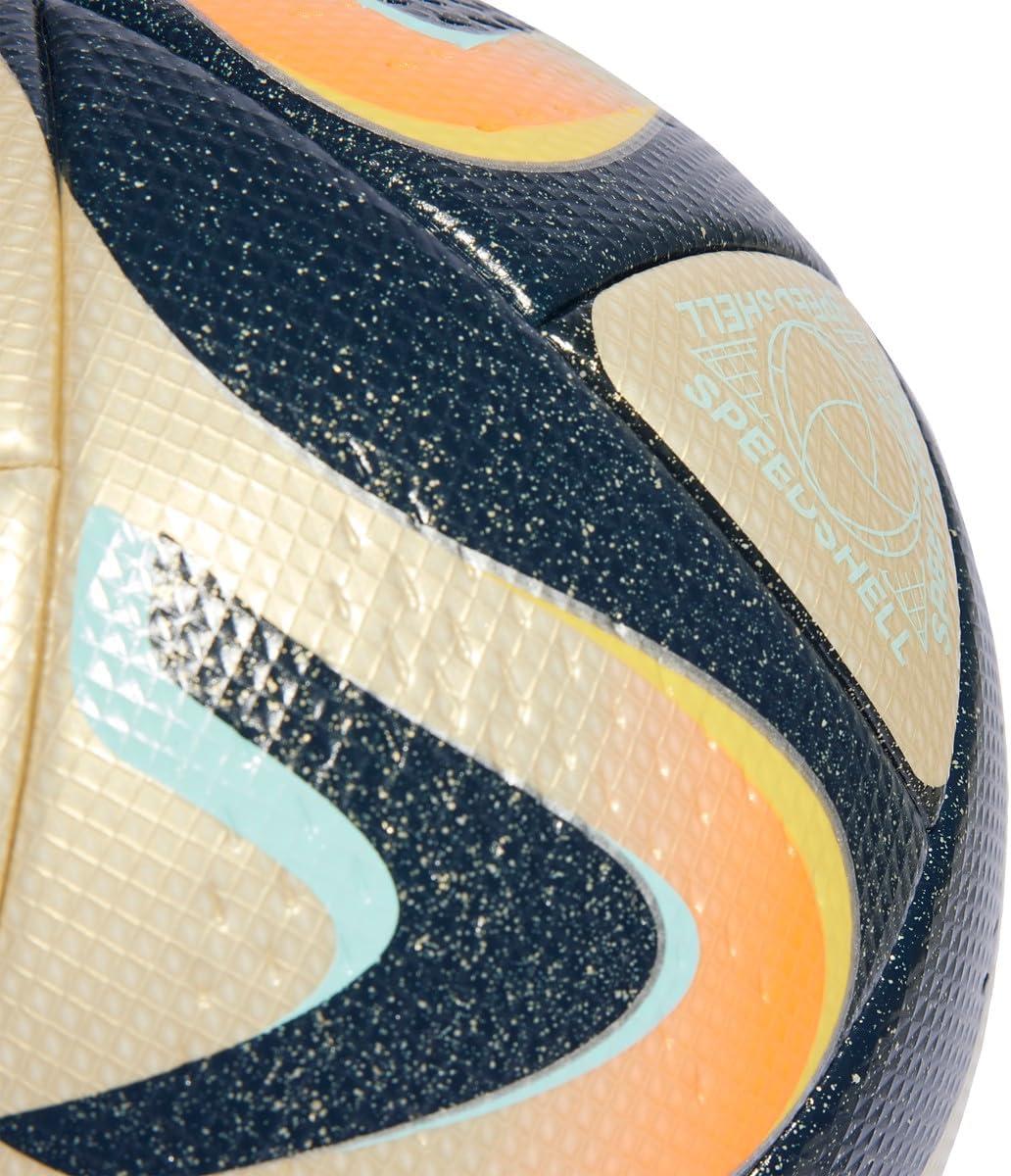 imageadidas FIFA Womens World Cup Pro Official Match BallGold MetallicDark BlueClear AquaSolar Orange