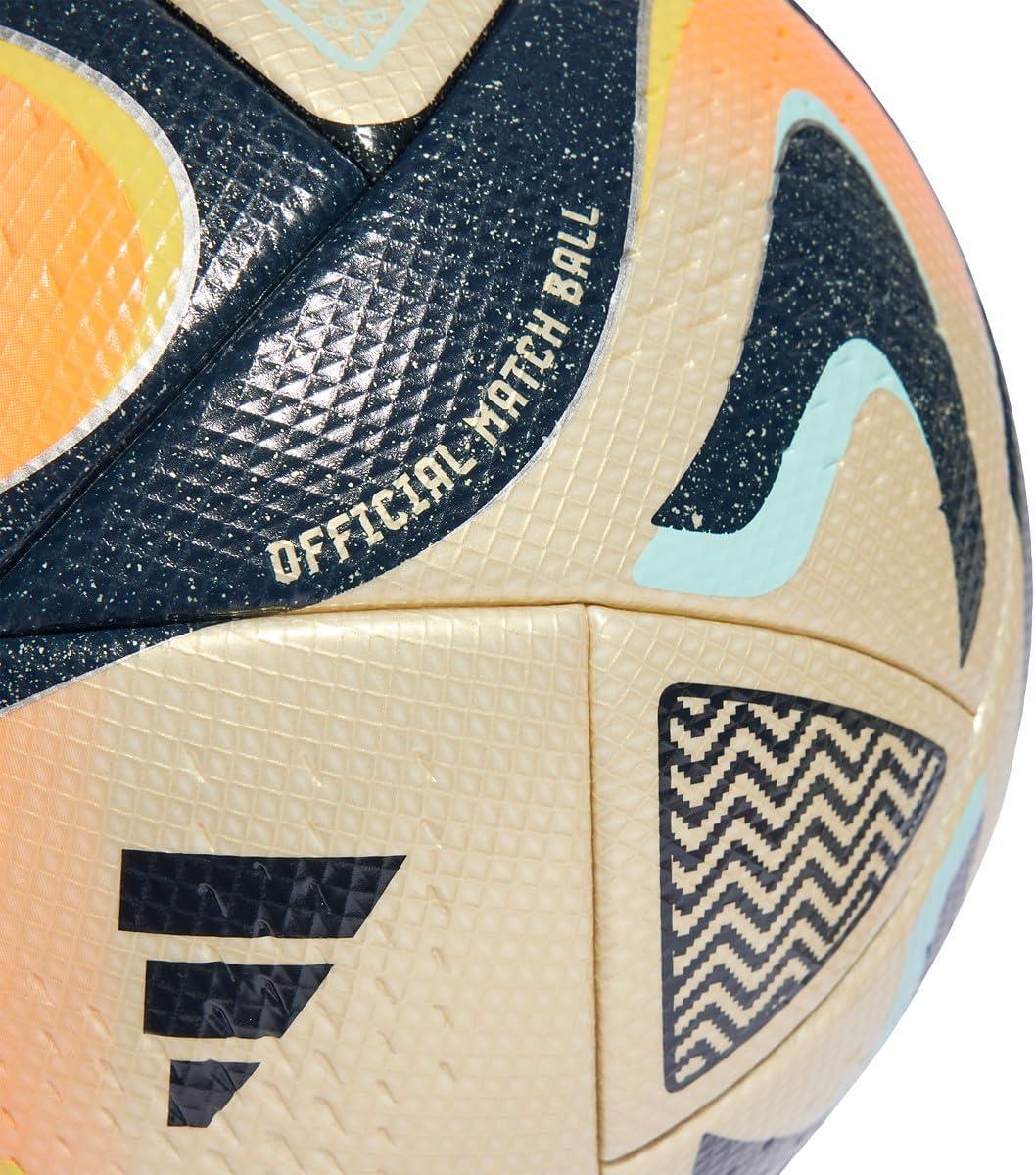 imageadidas FIFA Womens World Cup Pro Official Match BallGold MetallicDark BlueClear AquaSolar Orange