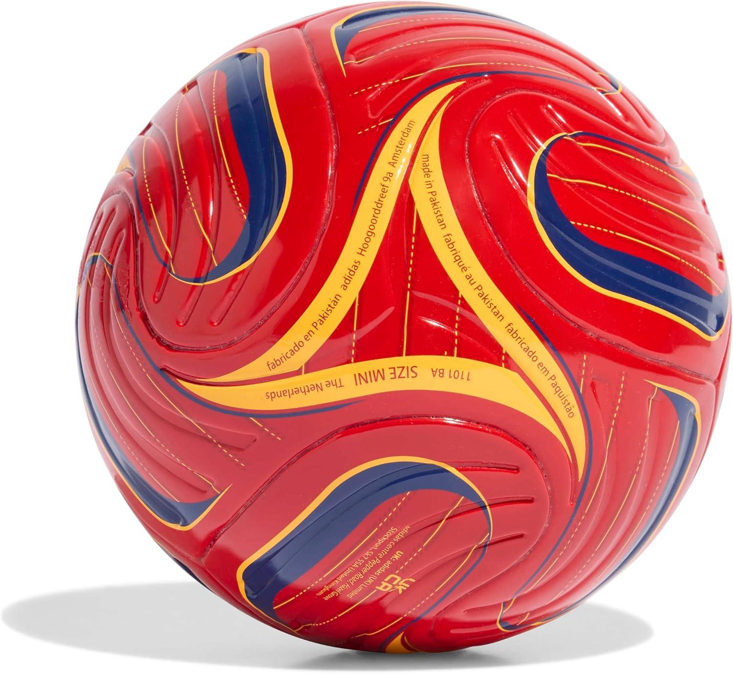 imageadidas unisexadult Fifa World Cup 26 Trionda Mini Soccer BallVivid RedTeam Power RedCrew YellowLeague