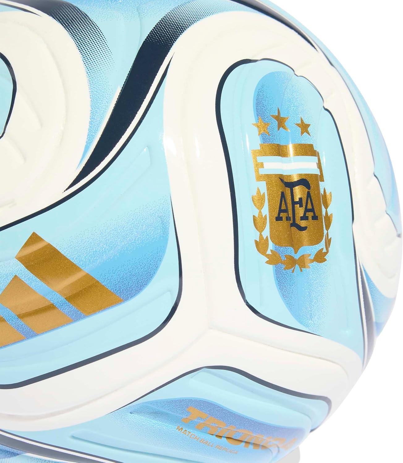 imageadidas unisexadult Fifa World Cup 26 Trionda Mini Soccer BallWhiteIcey BlueLight BlueArgentina