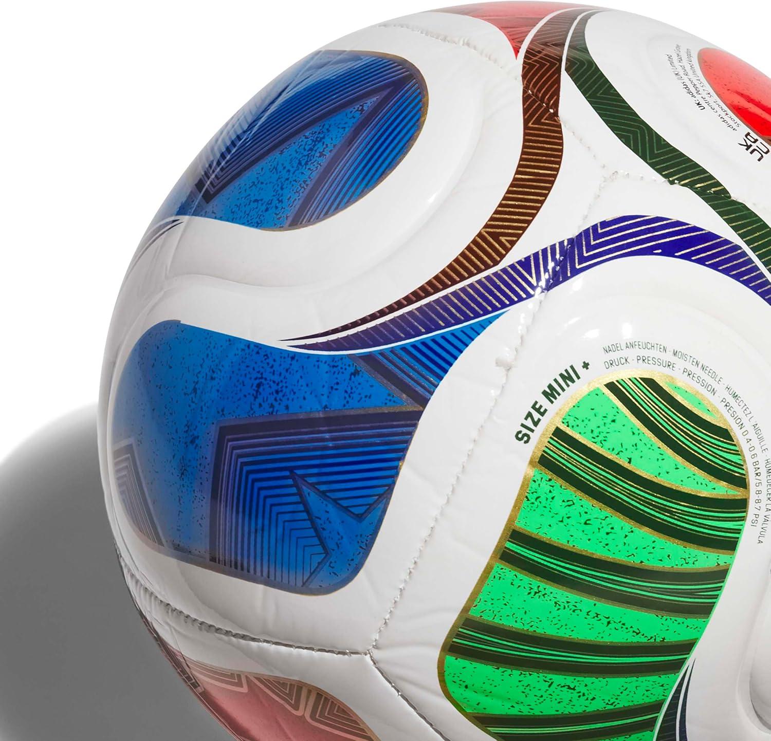 imageadidas unisexadult Fifa World Cup 26 Trionda Mini Soccer BallWhiteTeam Royal BlueSolar BluePower Red