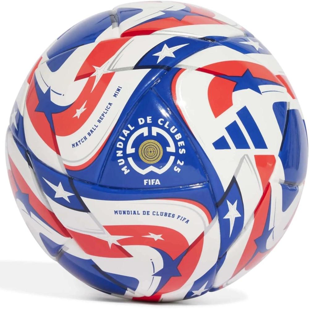imageadidas FIFA Club World Cup Club Soccer BallWhitePower BlueDark BlueLucid RedMini