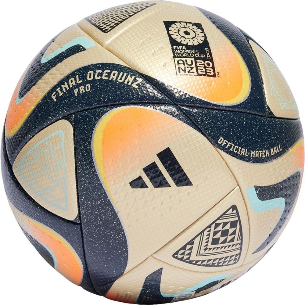 imageadidas FIFA Womens World Cup Pro Official Match BallGold MetallicDark BlueClear AquaSolar Orange