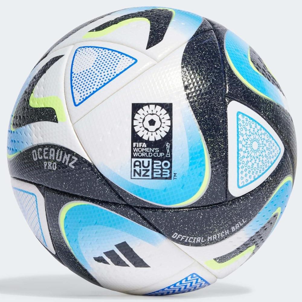 imageadidas FIFA Womens World Cup Pro Official Match BallTOPWHITECOLLEGIATE NAVYBOLD BLUEBRIGHT BLUE BOTTOMLUCID