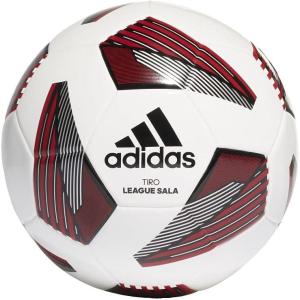 adidas Tiro League Sala Soccer Ball(White/Black/Silver Met.)