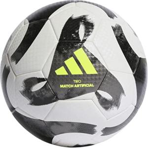 adidas Unisex-Adult Tiro Match Ball(White/Black/Iron/League Artificial Ground)