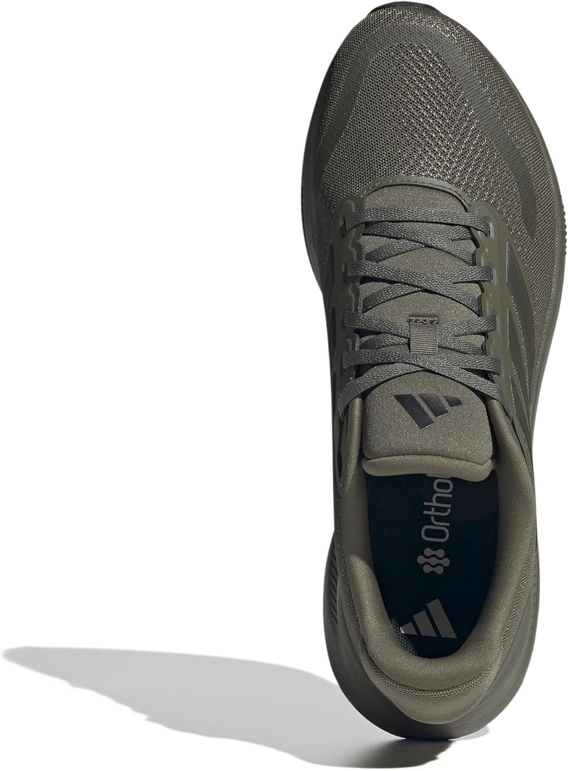 imageadidas Mens Run Falcon 5 SneakersOlive StrataShadow OliveBlack