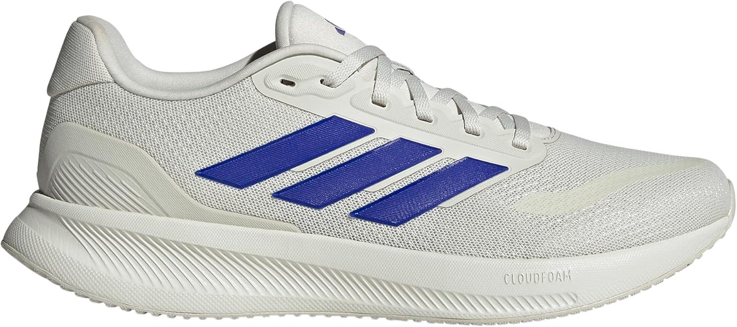 imageadidas Mens Run Falcon 5 SneakersOrbit GreyLucid BlueWhite