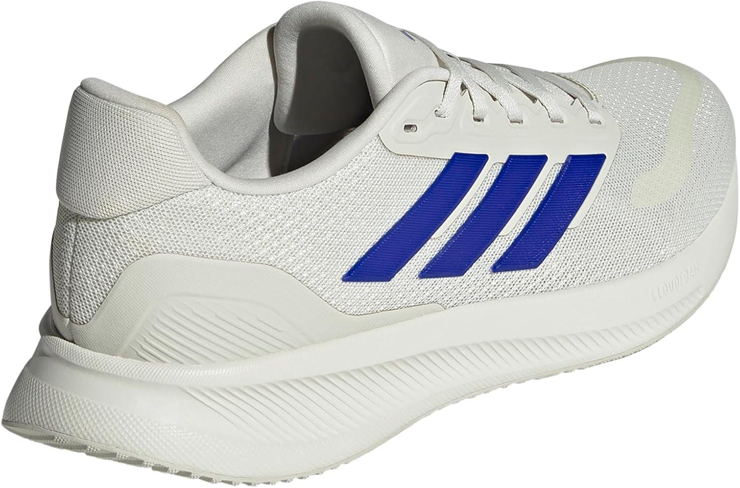 imageadidas Mens Run Falcon 5 SneakersOrbit GreyLucid BlueWhite