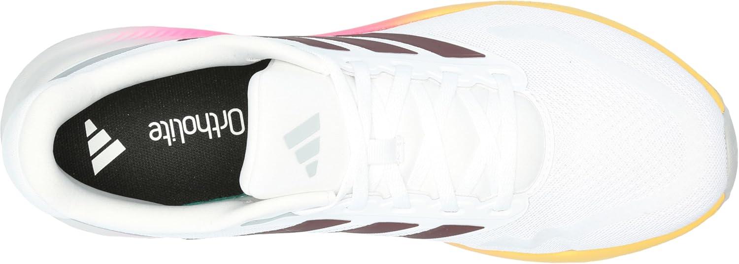 imageadidas Mens Run Falcon 5 SneakersWhiteAurora MetBlack