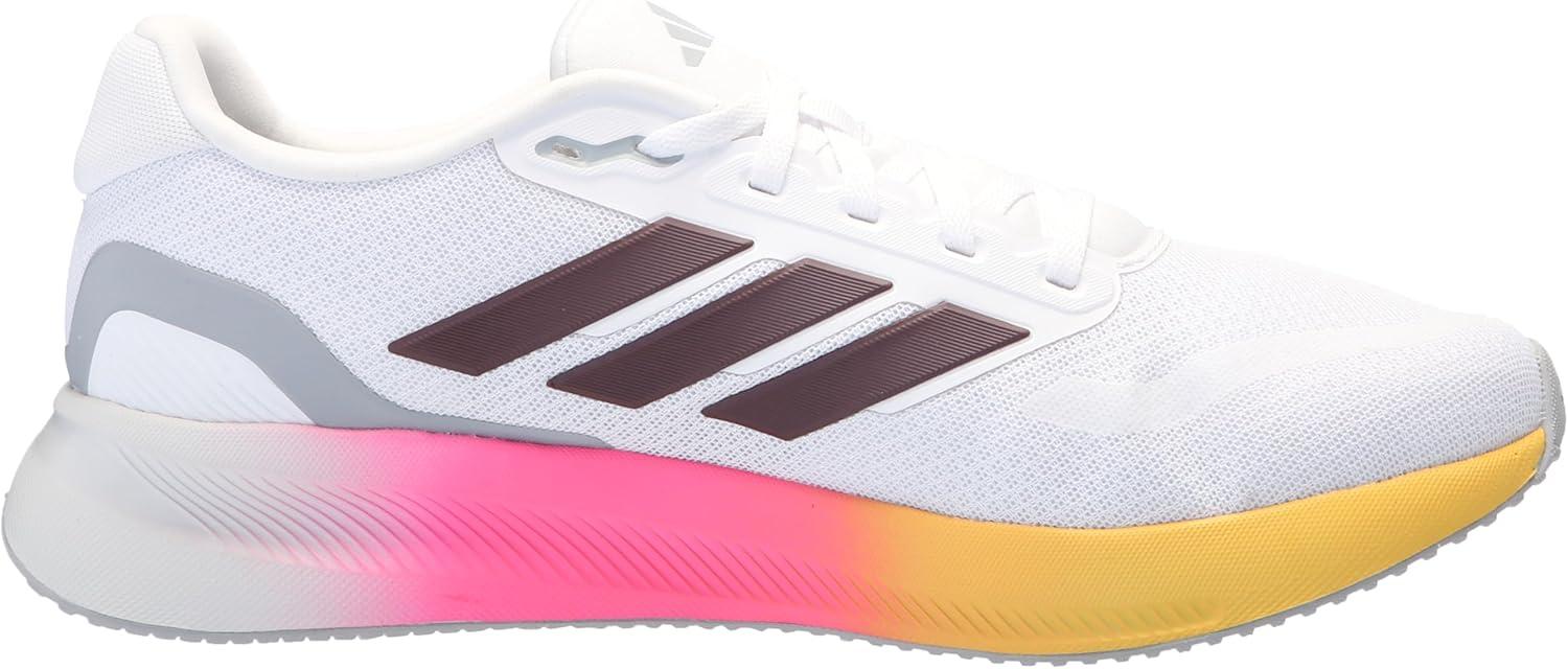 imageadidas Mens Run Falcon 5 SneakersWhiteAurora MetBlack