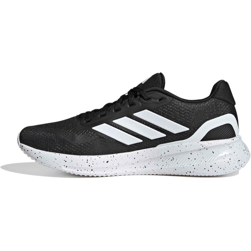 imageadidas Mens Run Falcon 5 SneakersBlackWhiteWhite