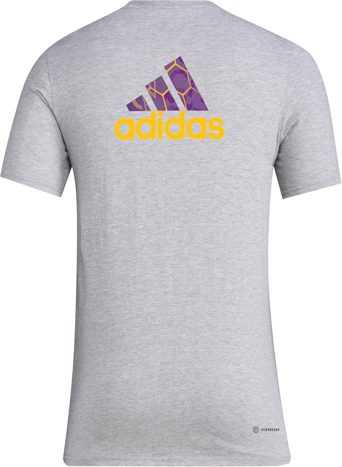 imageadidas Mens Orlando City Soccer Club MLS Short Sleeve TShirtGrey Heather