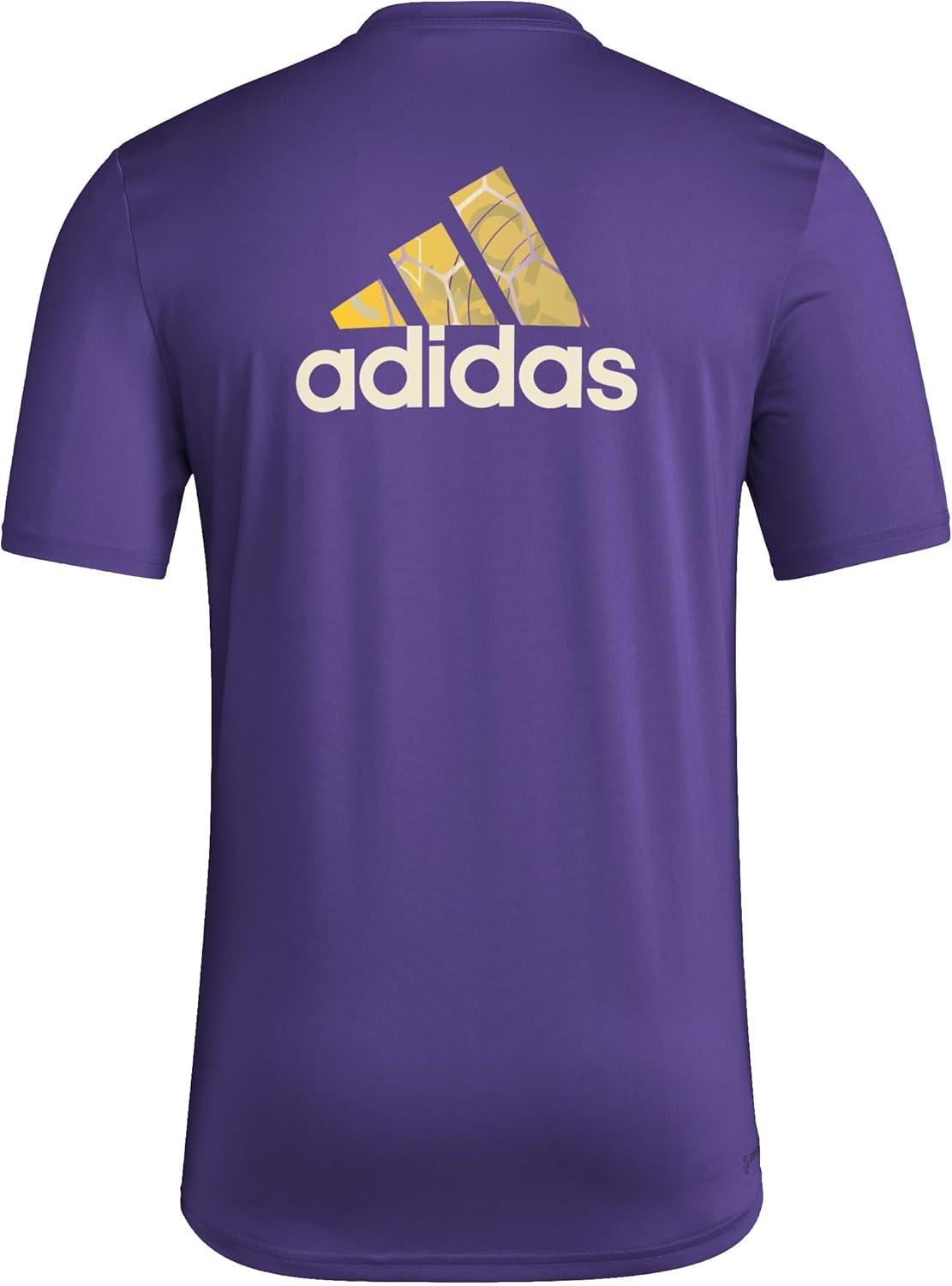 imageadidas Mens Orlando City Soccer Club MLS Short Sleeve TShirtPurple