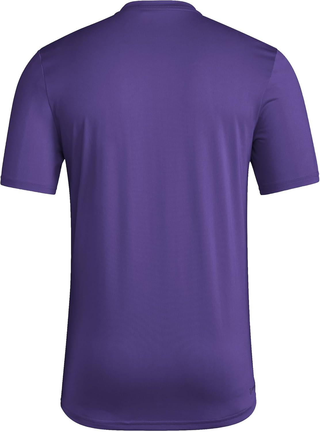 imageadidas Mens Orlando City Soccer Club MLS Short Sleeve TShirtPurple Orlando City