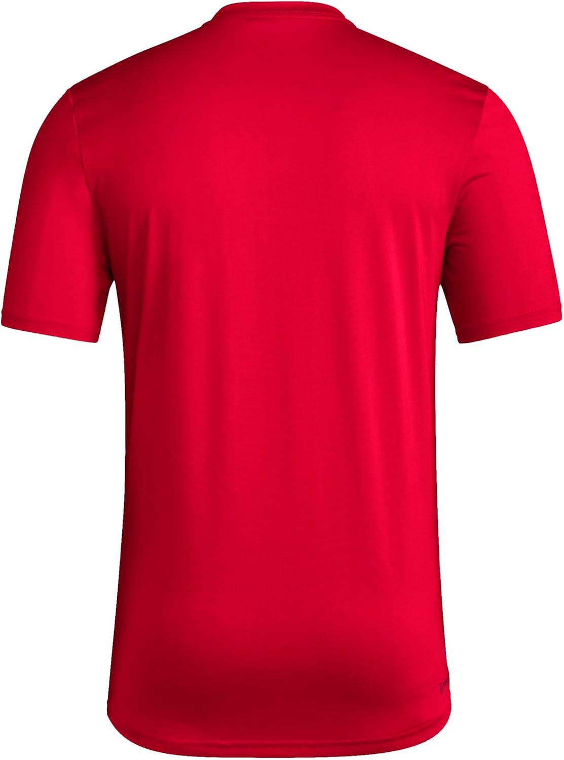 imageadidas Mens Orlando City Soccer Club MLS Short Sleeve TShirtRed Orlando City