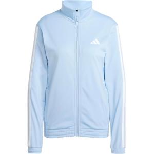 adidas Womens Tricot 3-stripes Track Top(Blue/White)