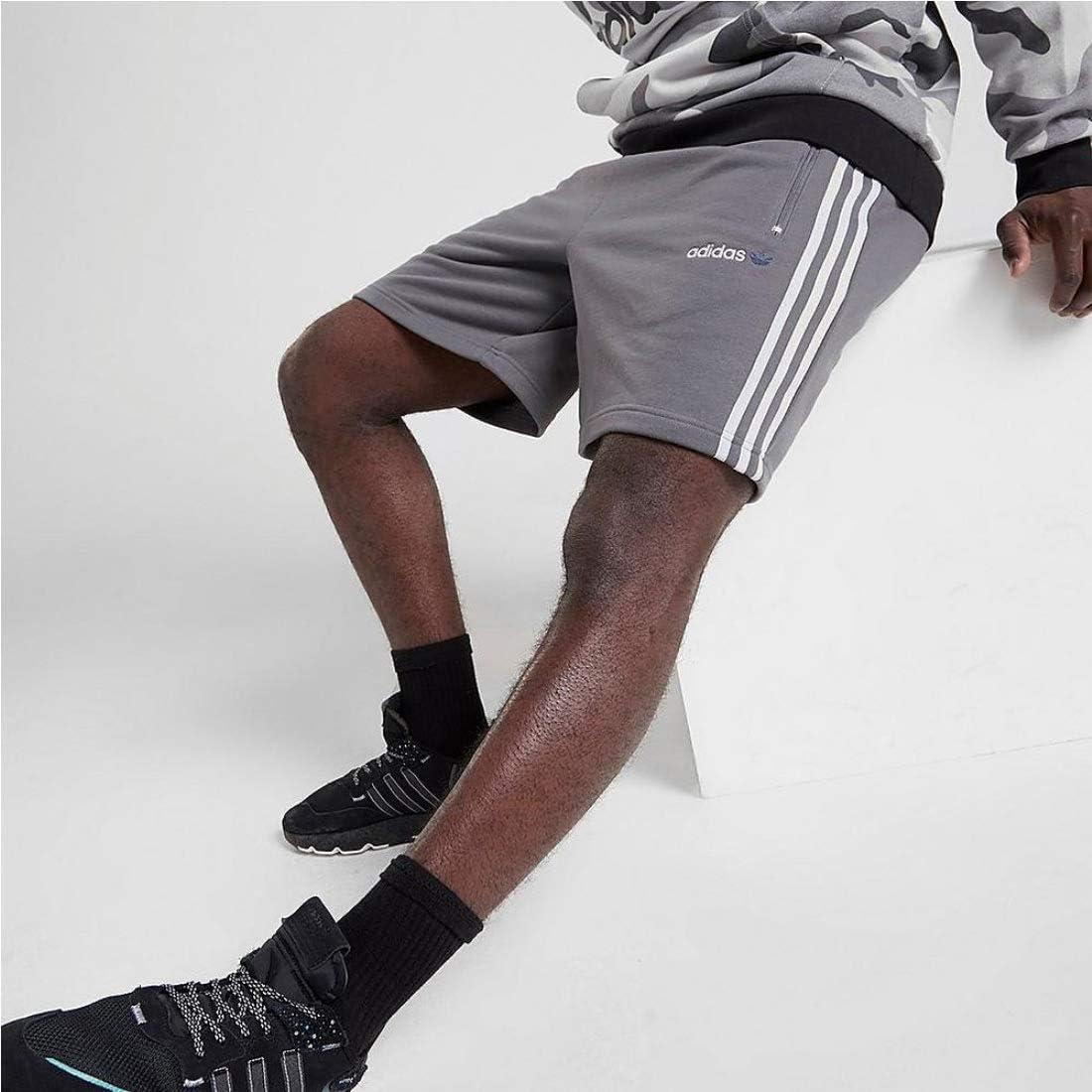 imageadidas Mens Designed 2 Move Climacool 3Stripes ShortsGreyCement