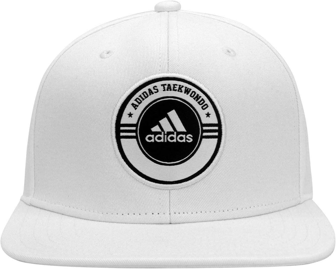 imageadidas Taekwondo Embroidered Snapback Flatbrim Cap White