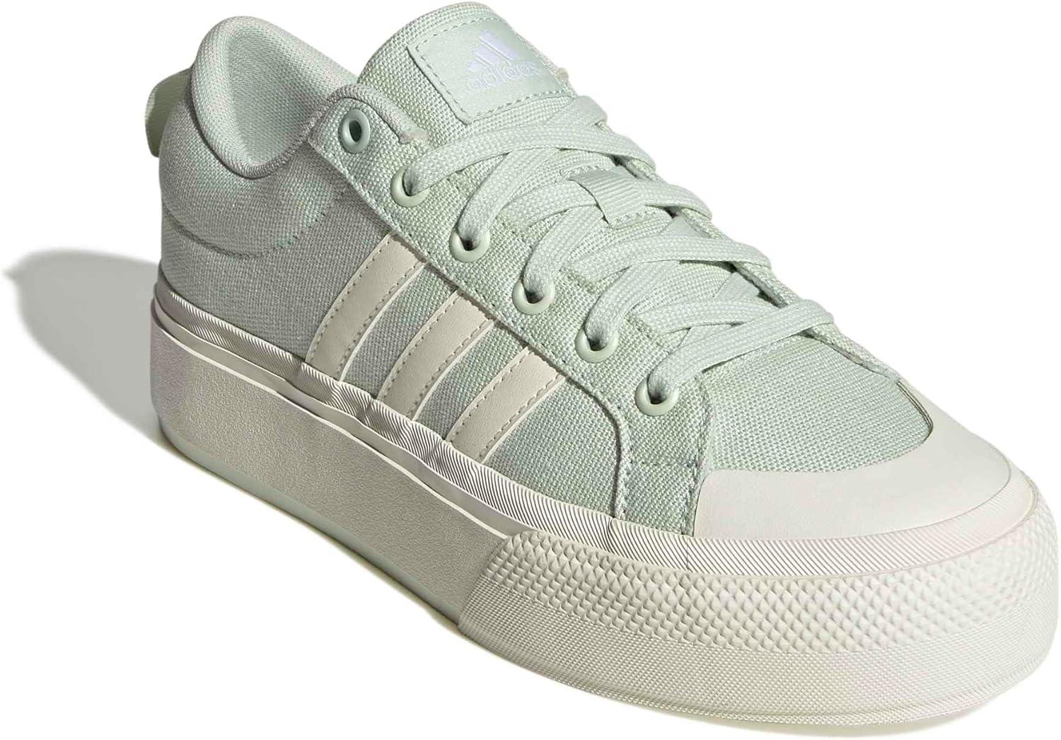 imageadidas Womens Bravada 20 Platform SneakersLinen GreenOff WhiteLinen Green