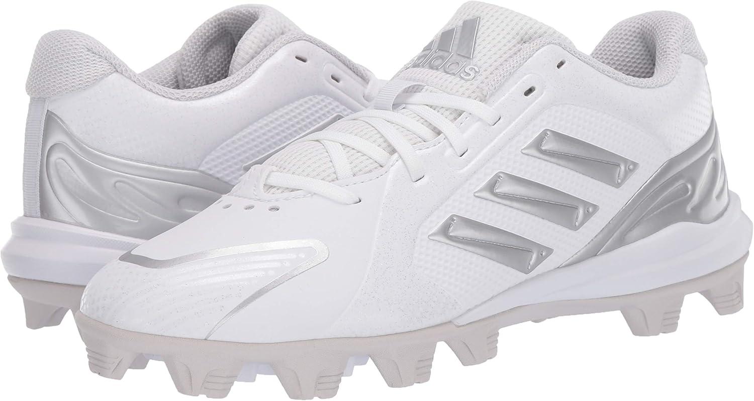 imageadidas Womens Purehustle 2 MD SneakersFootwear WhiteSilver MetallicGrey One