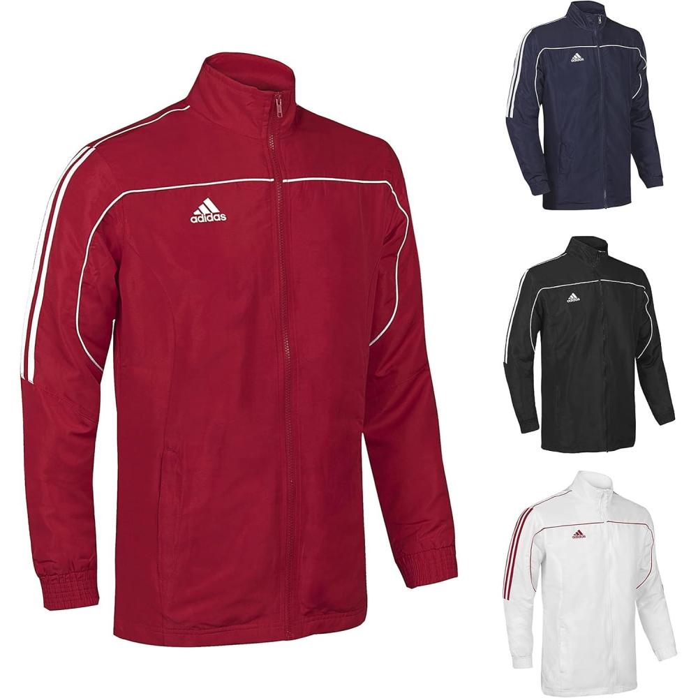imageadidas Combat Sports Light Track Jacket wClassic 3 StripesRed