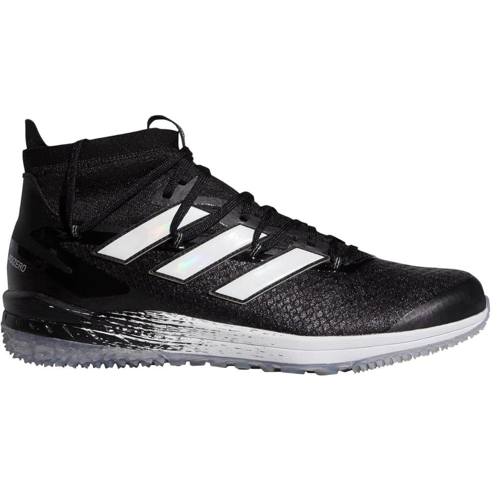 imageadidas Mens Adizero Afterburner 8 CleatsBlackWhite