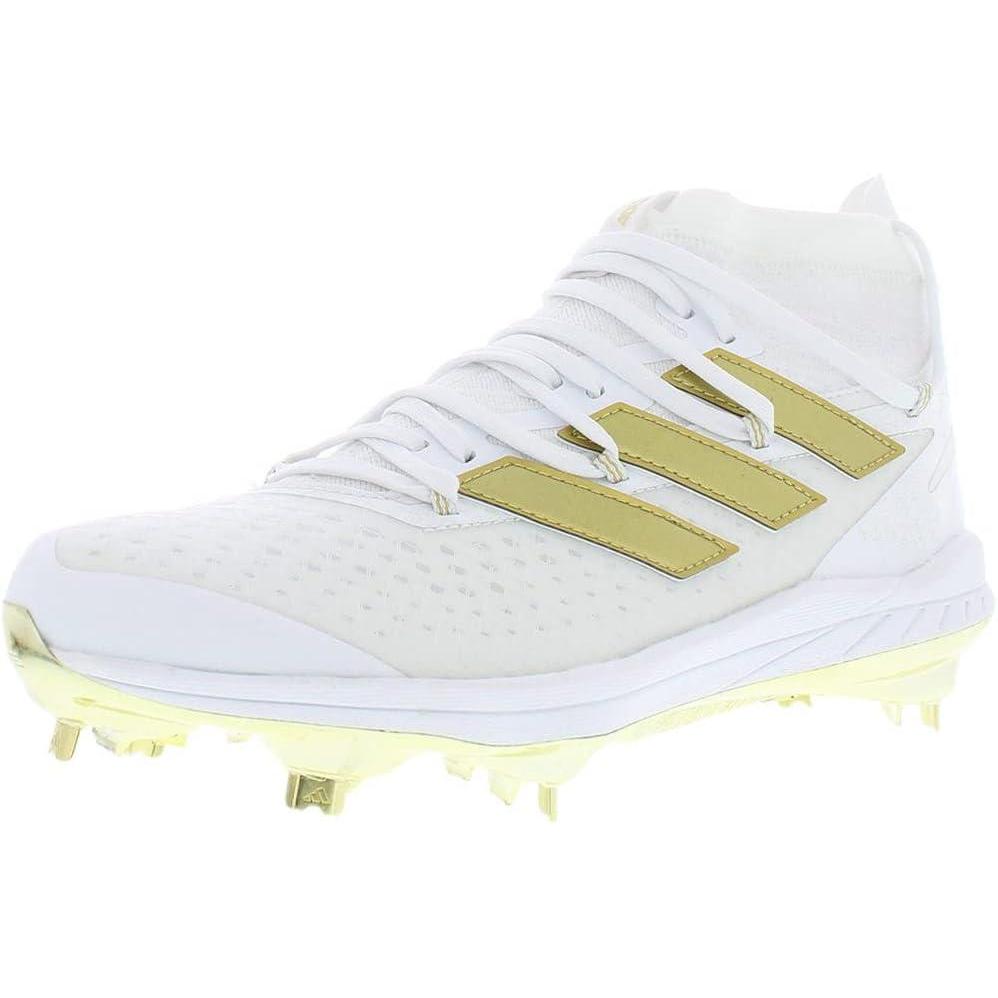 imageadidas Mens Adizero Afterburner 8 SneakersWhiteGoldwhite