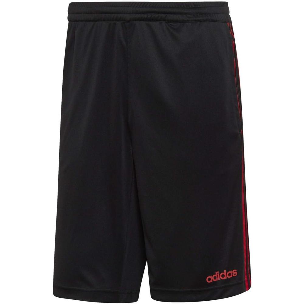 imageadidas Mens Designed 2 Move Climacool 3Stripes ShortsBlackScarlet