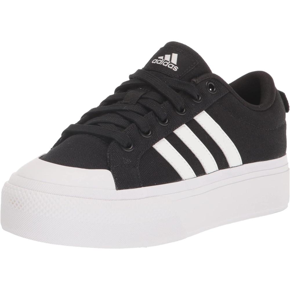 imageadidas Womens Bravada 20 Platform SneakersBlackWhiteBlack