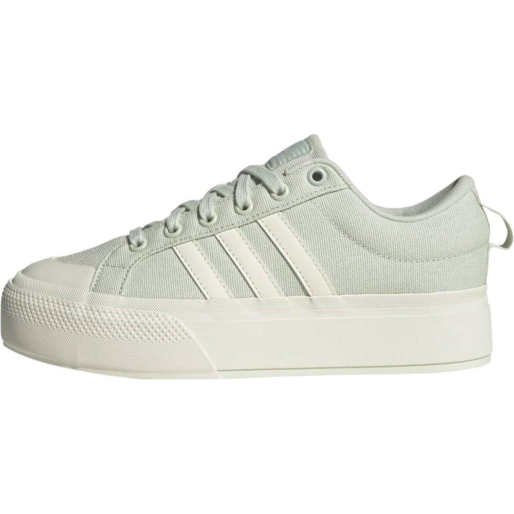 imageadidas Womens Bravada 20 Platform SneakersLinen GreenOff WhiteLinen Green