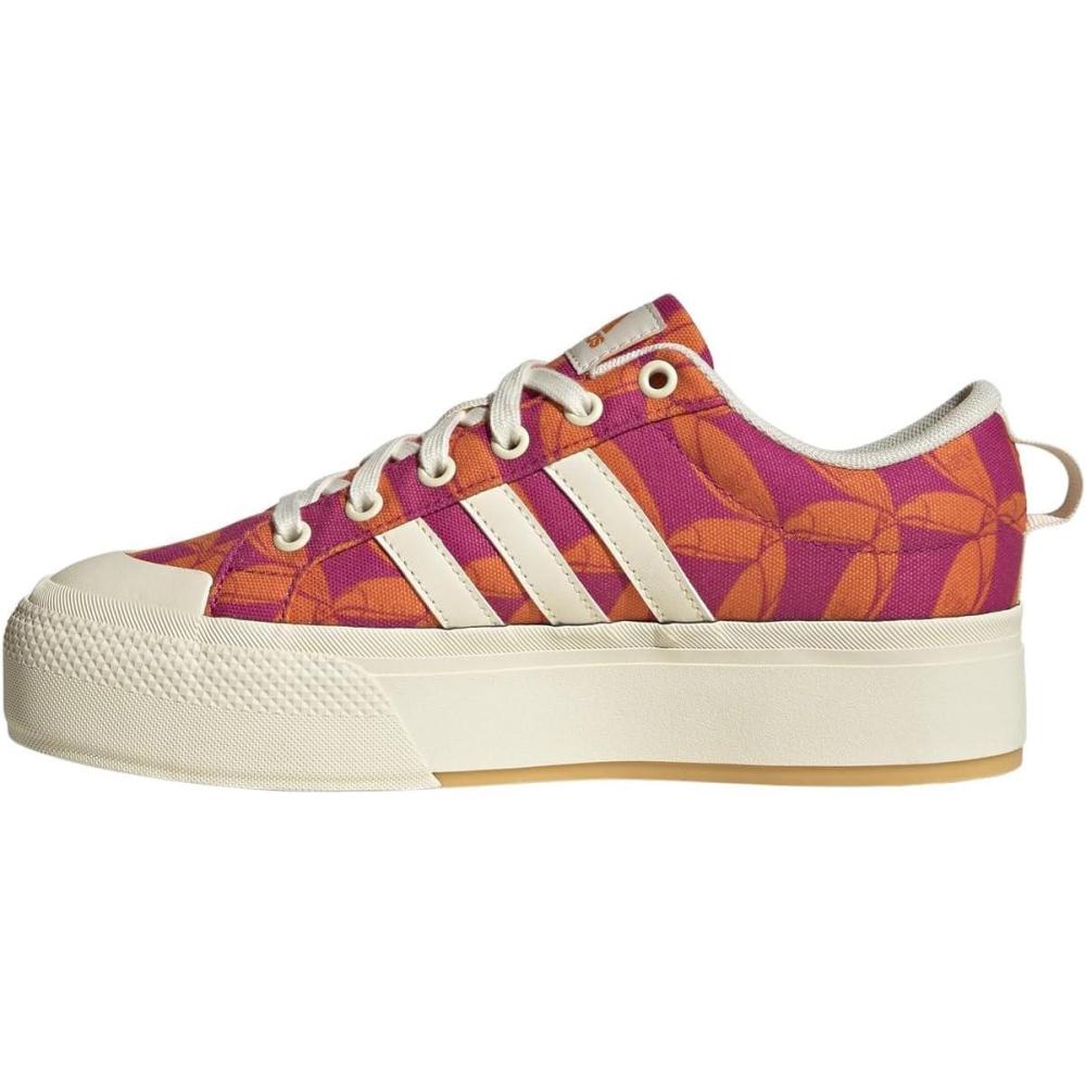 imageadidas Womens Bravada 20 Platform SneakersOwhiteOwhiteGum3