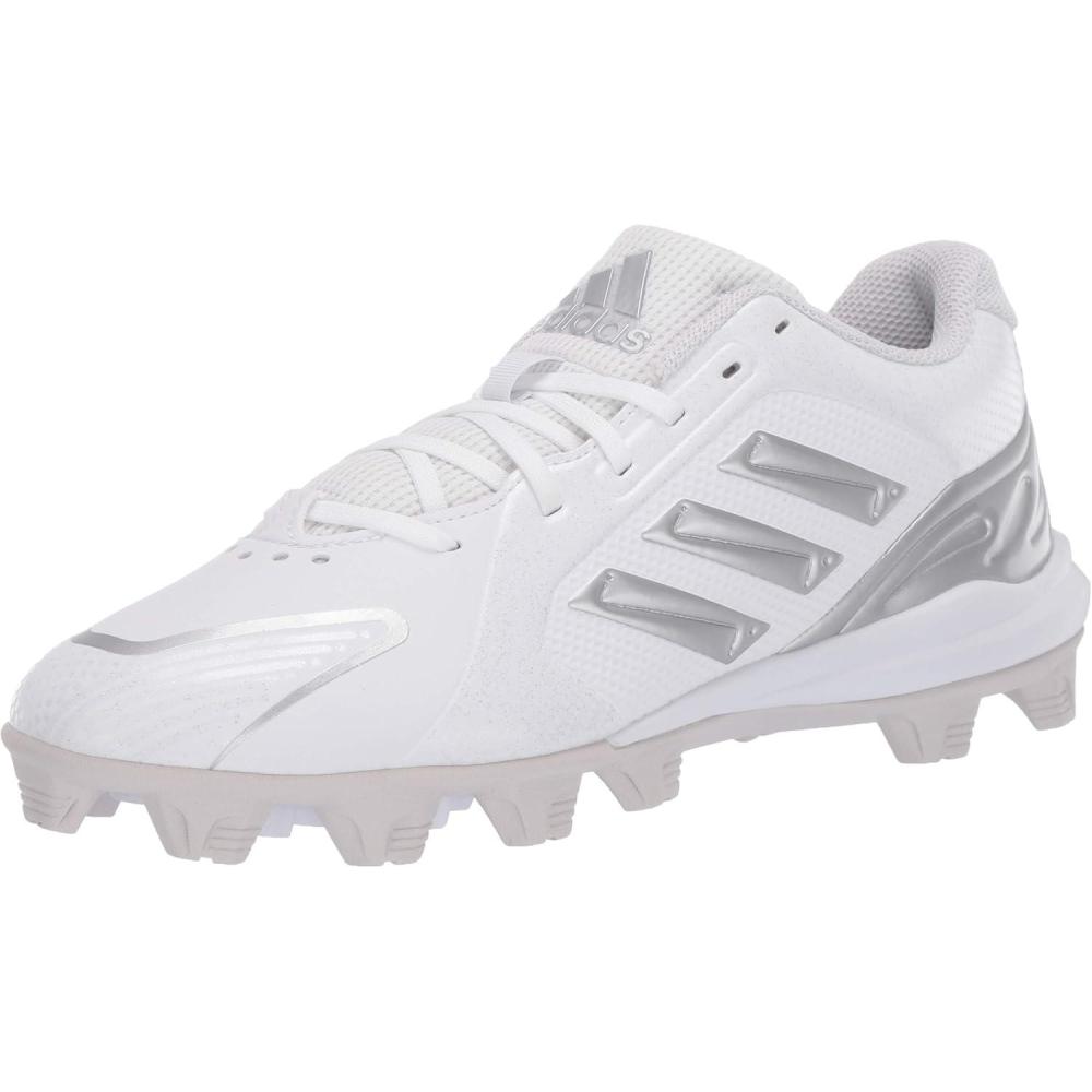 imageadidas Womens Purehustle 2 MD SneakersFootwear WhiteSilver MetallicGrey One