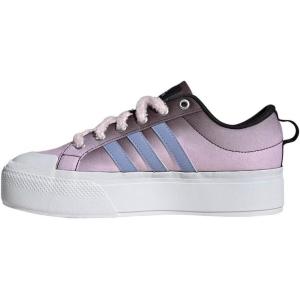 adidas Women’s Bravada 2.0 Platform Sneakers(Black/Blue Spark Met./Clear Pink)