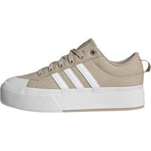 adidas Women’s Bravada 2.0 Platform Sneakers(Clay Brown/White/Cyber Metallic)