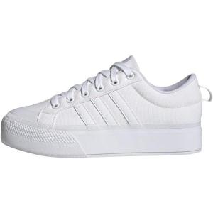 adidas Women’s Bravada 2.0 Platform Sneakers(Footwear White/Footwear White/Chalk White (Ie2309))