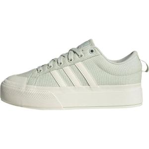 adidas Women’s Bravada 2.0 Platform Sneakers(Linen Green/Off White/Linen Green)