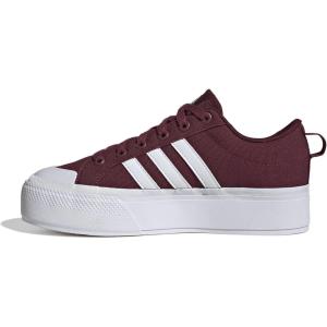 adidas Women’s Bravada 2.0 Platform Sneakers(Shadow Red/Cloud White/Cloud White)