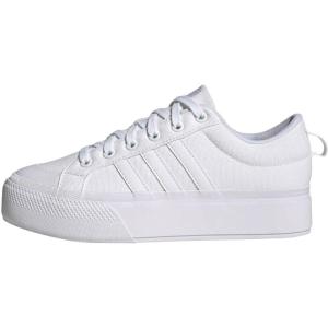 adidas Women’s Bravada 2.0 Platform Sneakers(White/White/Chalk White/White)